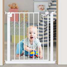Babykins Auto Close Baby Safety Gate for Kids | Dog Gate with Easy Walk-Thru | Child Gate | Baby Gate for House, Stairs, Door | Safety Gate for Baby 75cm-85cm